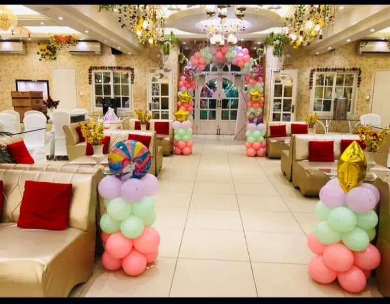 Birthday Mayyo Mehndi Event Planner Ballon Decorations 6