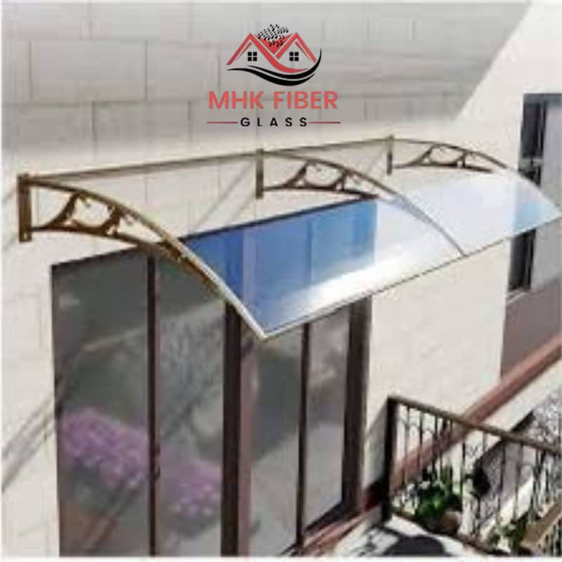 Polycarbonate Solid | Parking shed / Fiber glass / fiber sheet 0