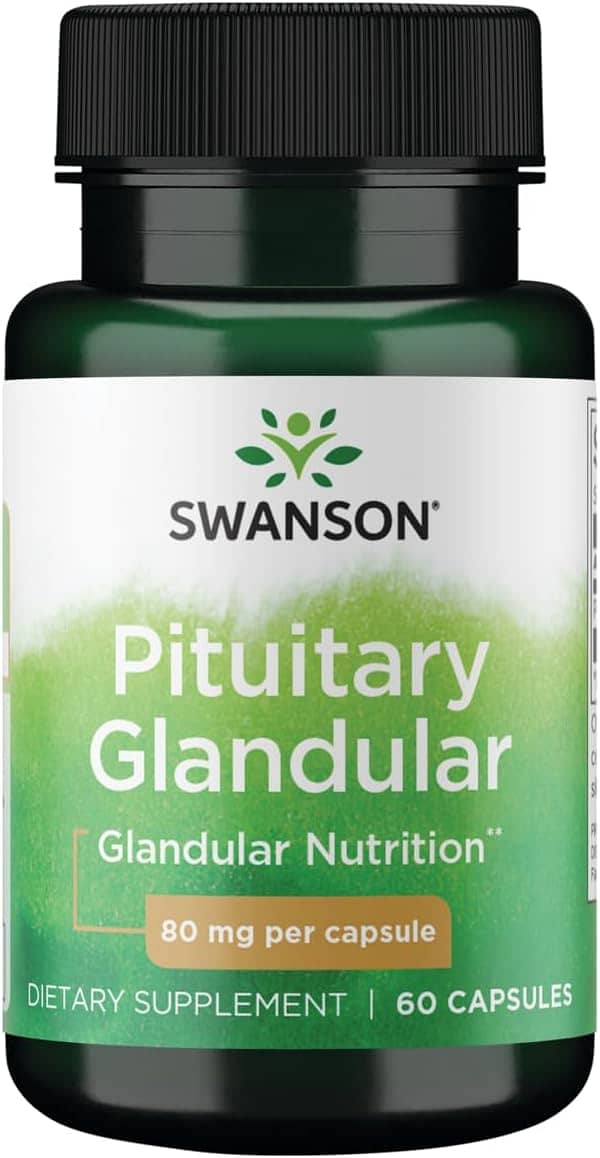 Swanson Raw Pituitary Glandular 80 Milligrams 60 Capsules 1