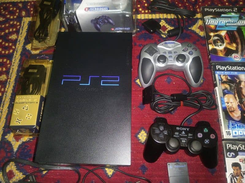 PS2 Play Station With All Accessories 1