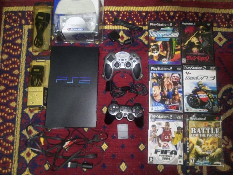 PS2 Play Station With All Accessories 3