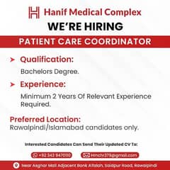 Patients Care Coordinator|healthcare hiring