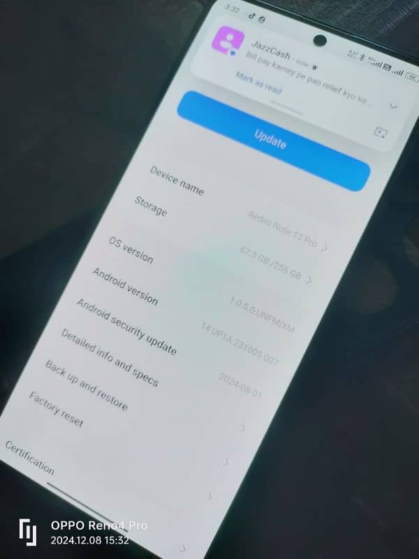 Redmi note13 pro 8/256 4