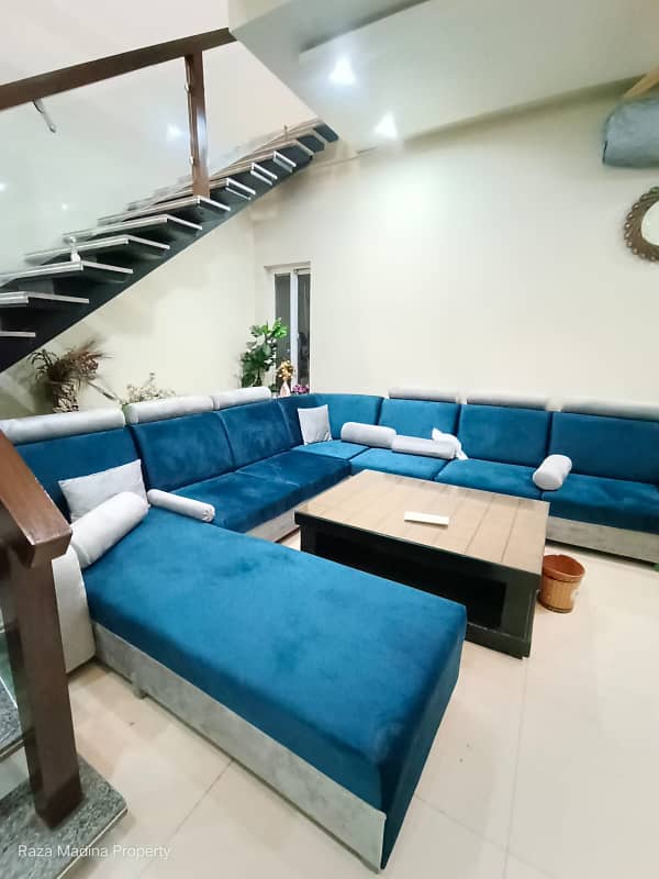 Fully Furnished Luxury House For Rent 7 Marla In Eden Valley Society Area Boundary Canal Road Faisalabad 5