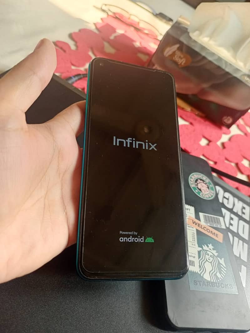 Infinix Note 8i with Original Box and Charger (6+128) + Cover 4