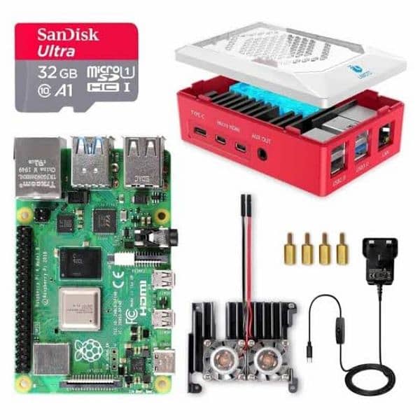 Raspberry pi 4 with Labist kit. 1