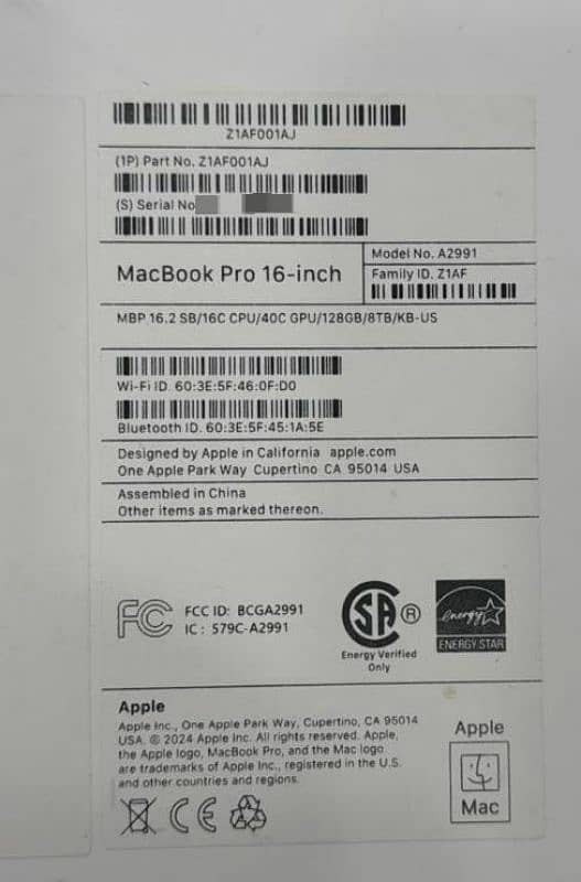 Macbook Pro 16-inch M3 Max 128GB 8TB (top spec) box packed Best Price 1