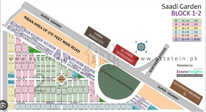 Chance Deal Discounted 120 Square Yard Residential Plot In Saadi Garden Scheme 33 0