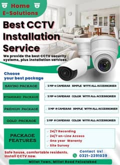 CCTV system for installation