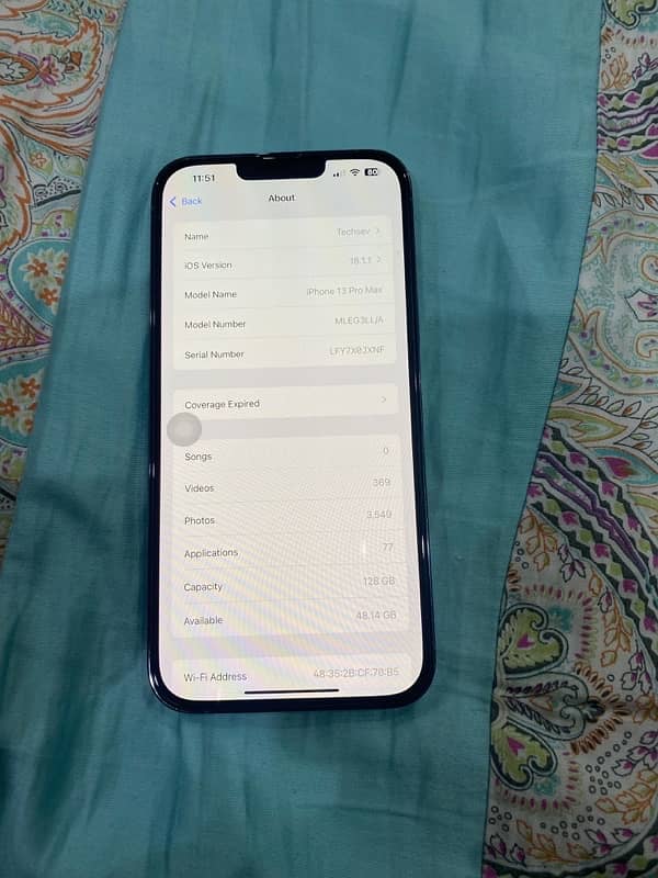 iPhone 13 Pro Max 128gb 12