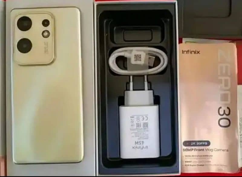 Infinix zero 30 16/256 with almost 4to5 month warranty 0