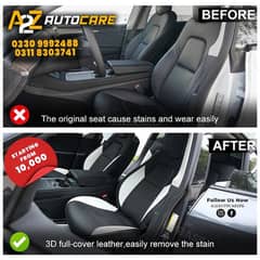 Fancy Car Seats Covers Artificial Leather Covers - Civic Corolla Alto