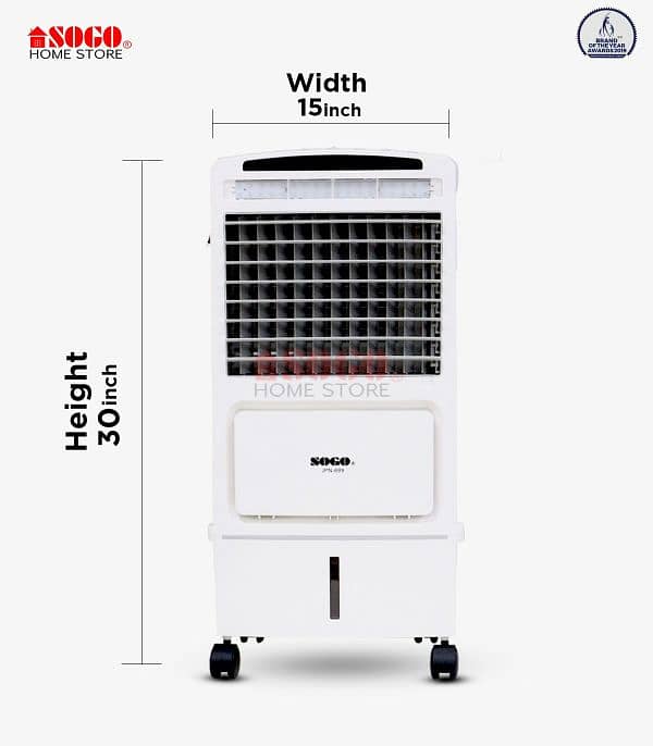 Sogo Rechargeable Air Cooler 8 Liter 2