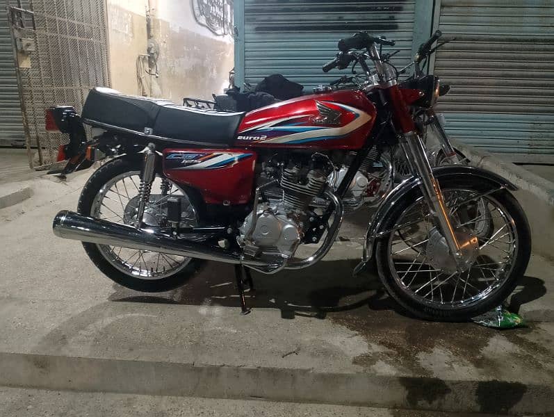 honda CG 125 0 meter condition model 2015 3