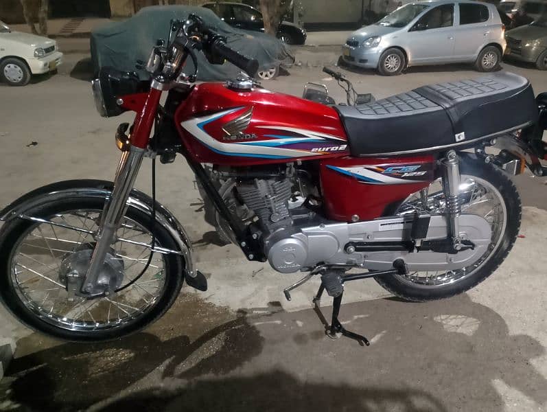 honda CG 125 0 meter condition model 2015 6