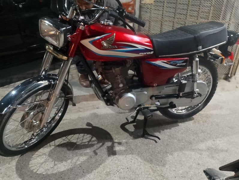 honda CG 125 0 meter condition model 2015 9