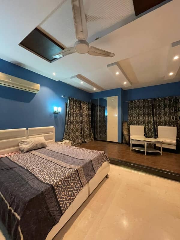 24 Marla Almost New Tile Flooring House Double Storey 5 Bed Attach Bath Double T. V Lounge Best For Two Brothers Resident It's Located To PIA Society D Block 5