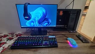 Full setup RX 580 8GB Acer ka2 Monitor Mechanical Keyboard, Headphone