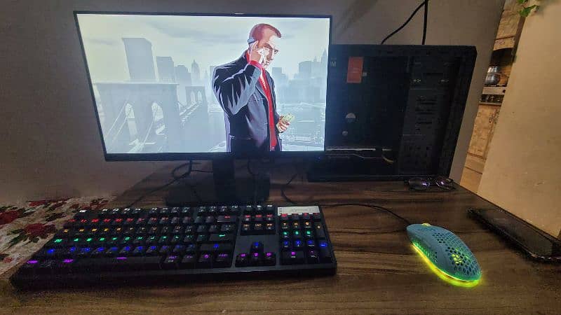 Full setup RX 580 8GB Acer ka2 Monitor Mechanical Keyboard, Headphone 1