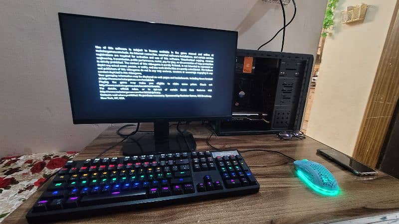 Full setup RX 580 8GB Acer ka2 Monitor Mechanical Keyboard, Headphone 2