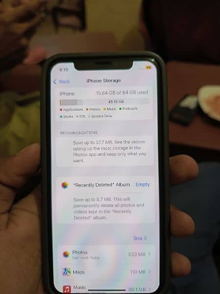 iphone xs 64 gb non PTA  condition 10 by 10 water pack 3