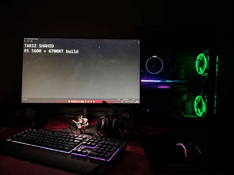 Ryzen 5 5600 + 6700XT + HP Omen 240Hz Gaming PC 0