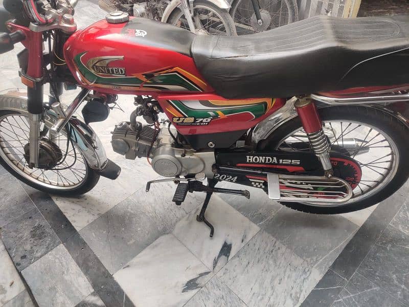 united 70 cc all ok bike 2o22 model all documets okk 0