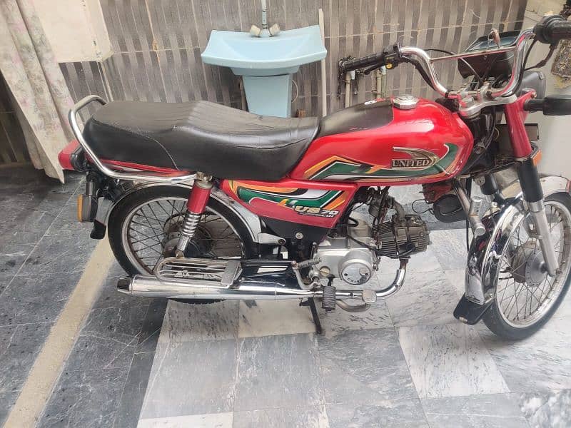 united 70 cc all ok bike 2o22 model all documets okk 5