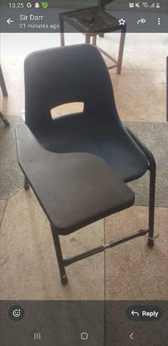 College shoulder chair