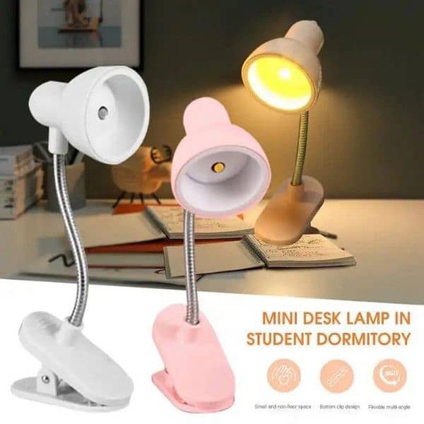 Mood light LED clamp lamp 3