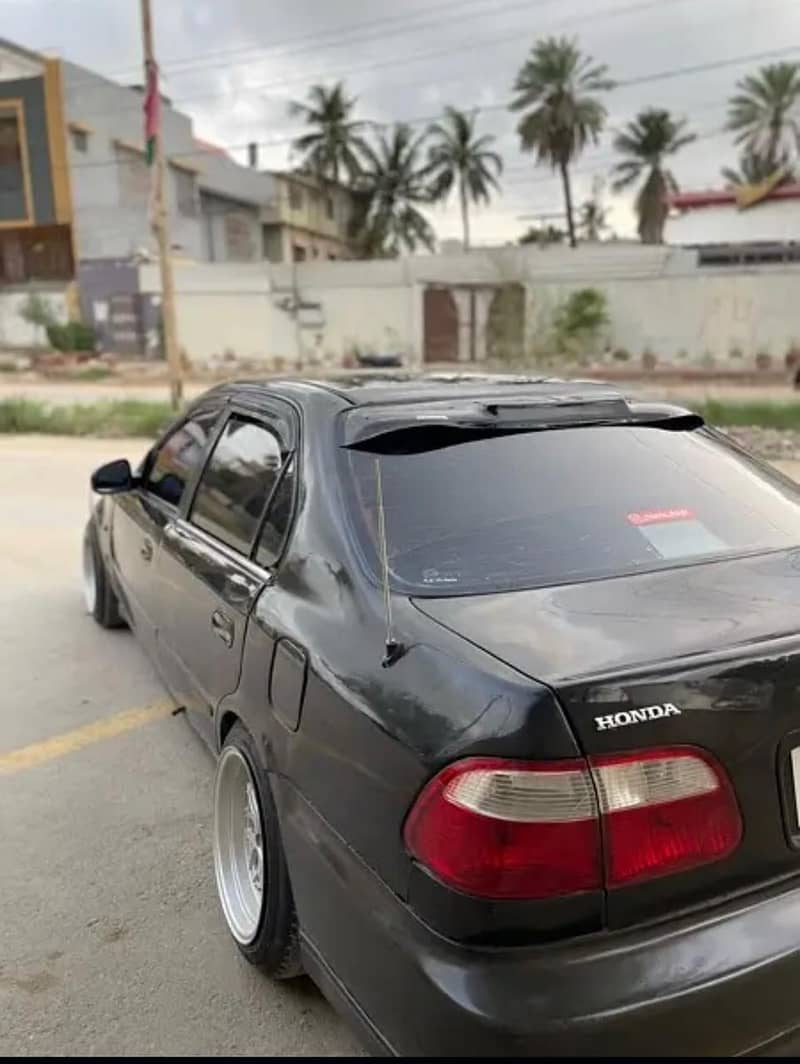 Honda Civic EXi 2000 golden number full modified btr then city Corolla 9