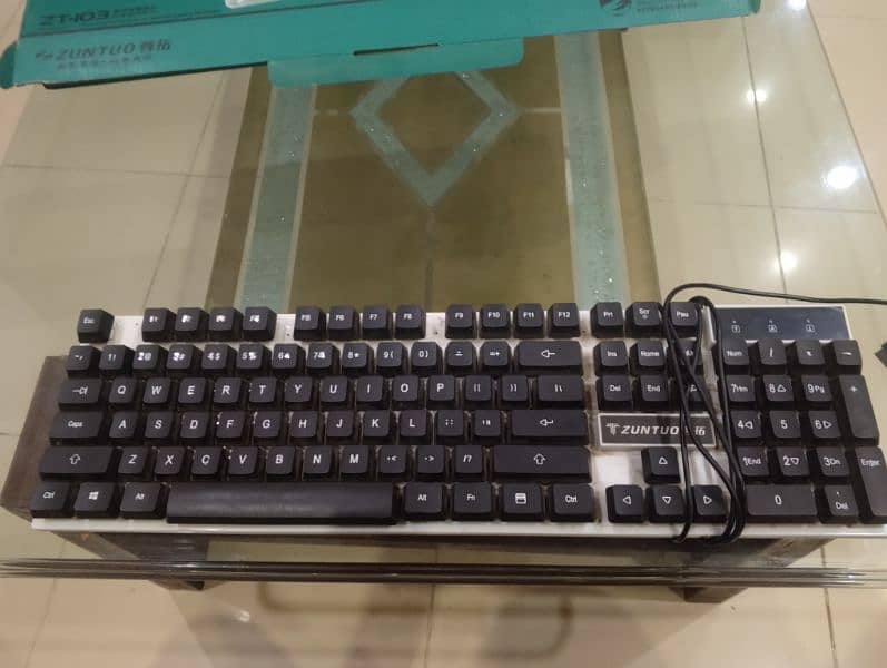 ZT-103 suspension cool backlit keyboard and mouse 2