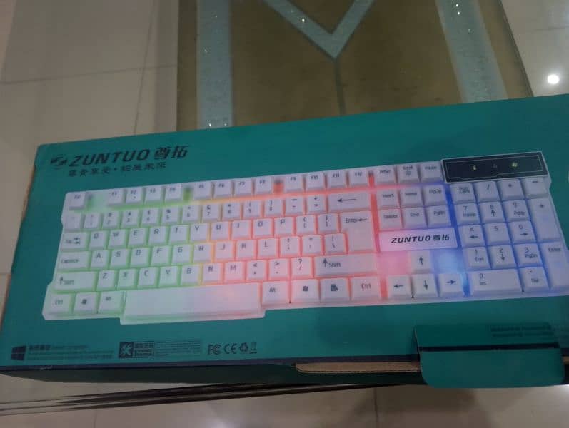 ZT-103 suspension cool backlit keyboard and mouse 6