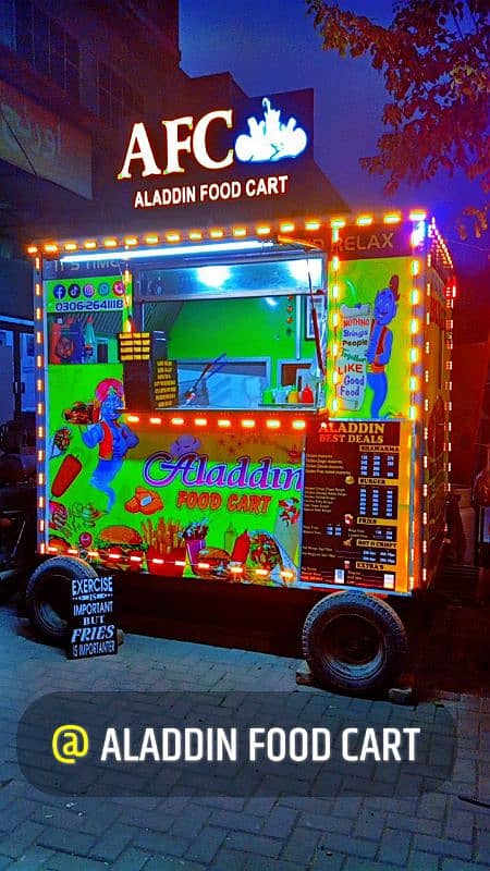 Aladdin Food Cart 1