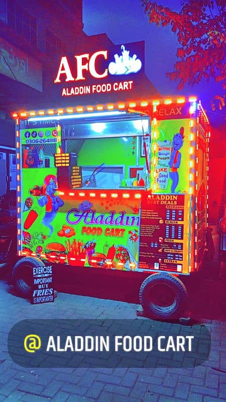 Aladdin Food Cart 3