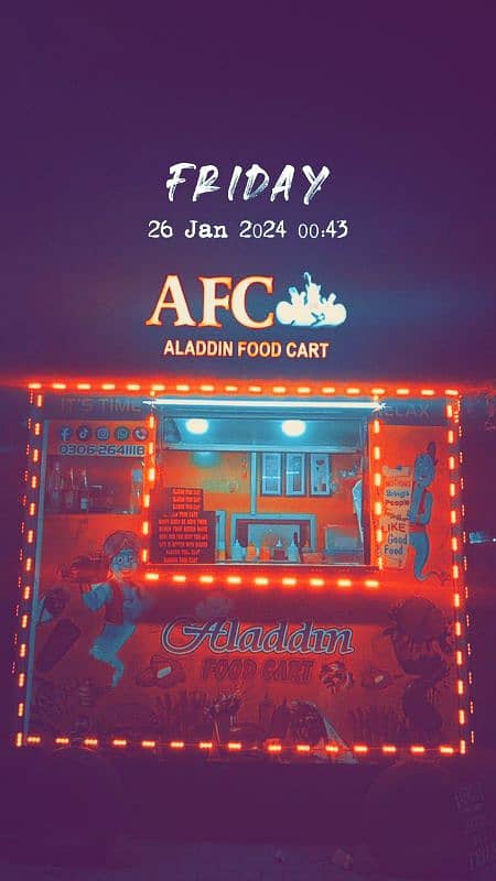 Aladdin Food Cart 8