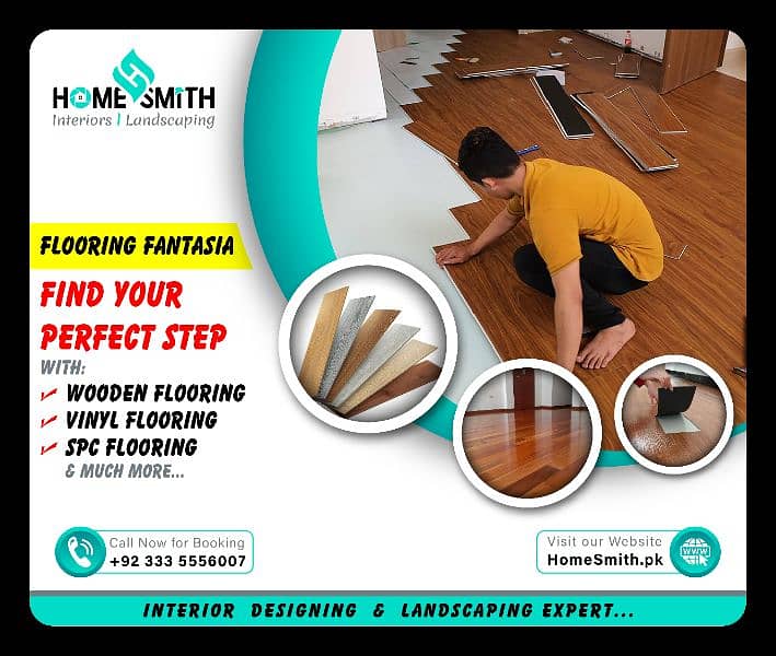 Wooden Flooring - Vinyl Flooring - Epoxy Flooring (0333-5556007) 0