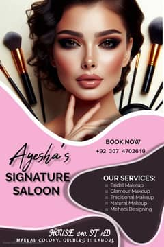 Hair Services, Skincare, Bridal Makeup, Waxing, beauty parlor & salon