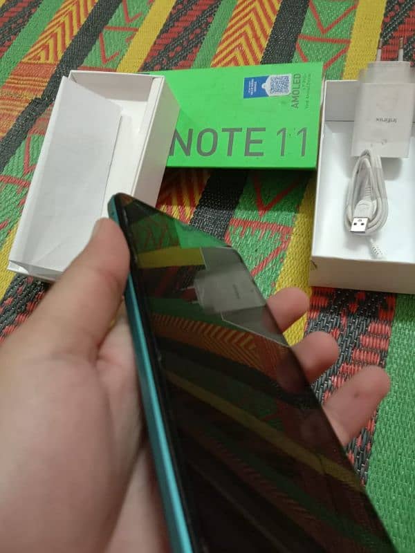 infinix note 11 full box charger urgent sell 2