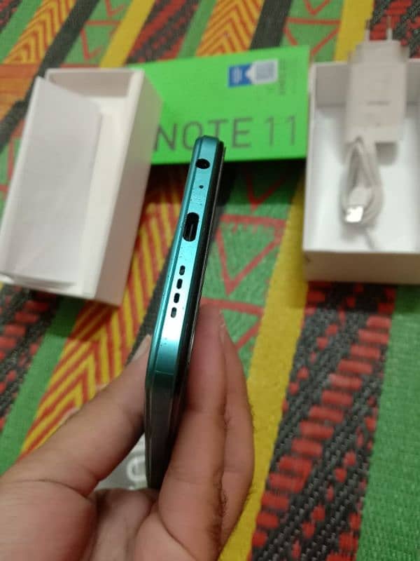 infinix note 11 full box charger urgent sell 4