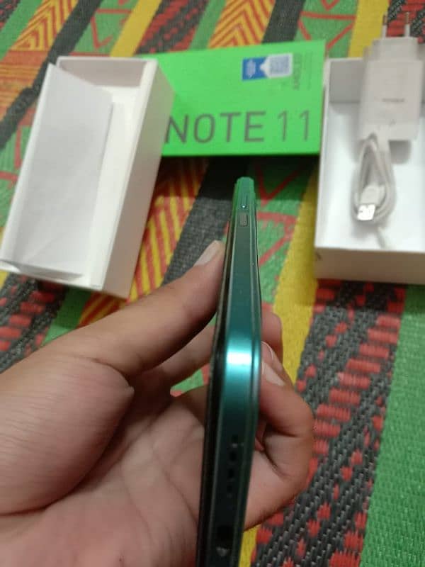 infinix note 11 full box charger urgent sell 6