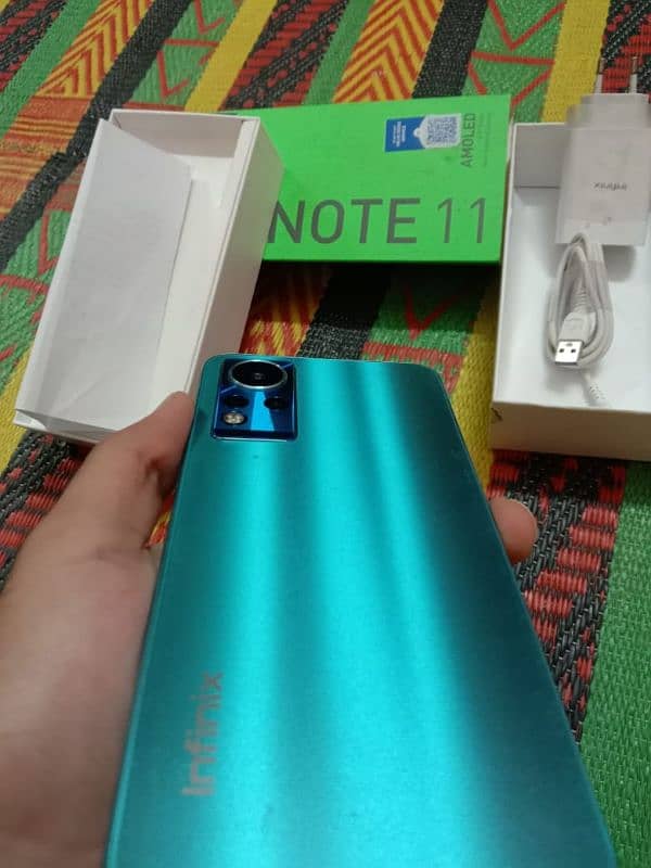 infinix note 11 full box charger urgent sell 7