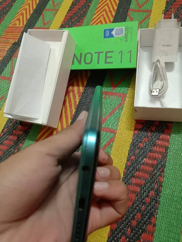 infinix note 11 full box charger urgent sell 9