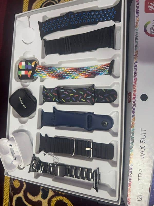 7 in 1 straps ultra watch with airpods 1