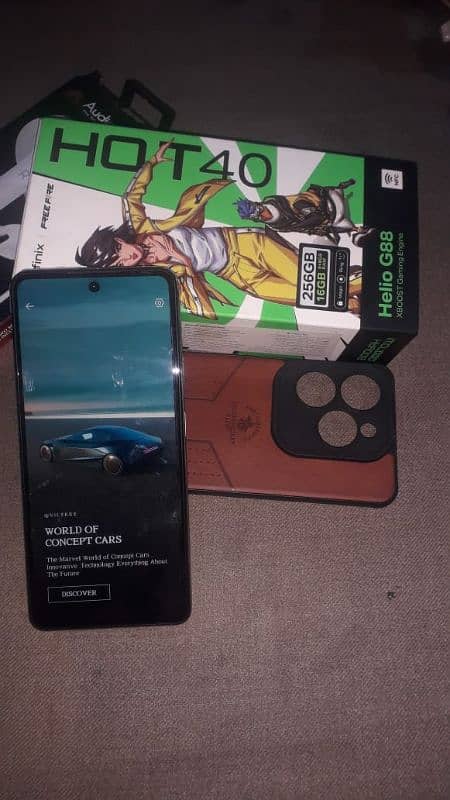 Infinix Hot 40 box and change with new condition 4