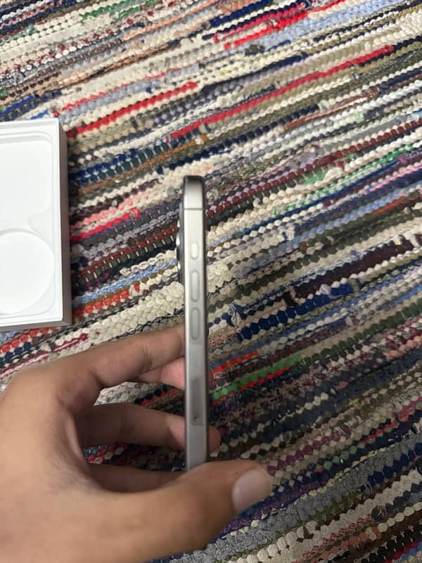 iPhone 15 pro natural titanium excellent condition 10