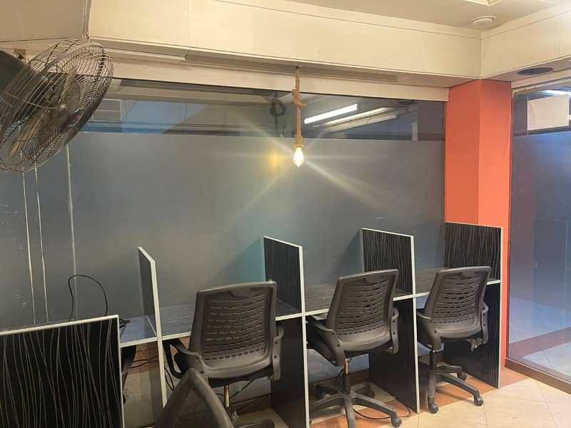 Furnished office for rent in Model town For office software house+ call centre Asu want 4