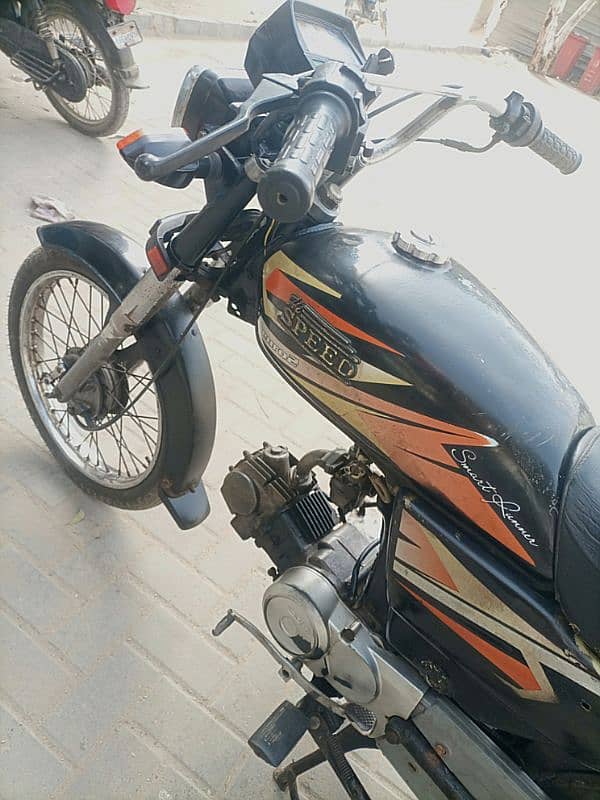 hi speed 2016 black colour model 70Cc bike for sale 2