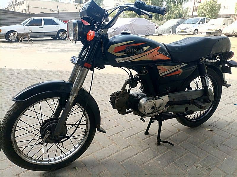 hi speed 2016 black colour model 70Cc bike for sale 5