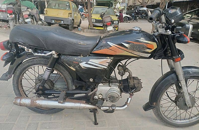 hi speed 2016 black colour model 70Cc bike for sale 9